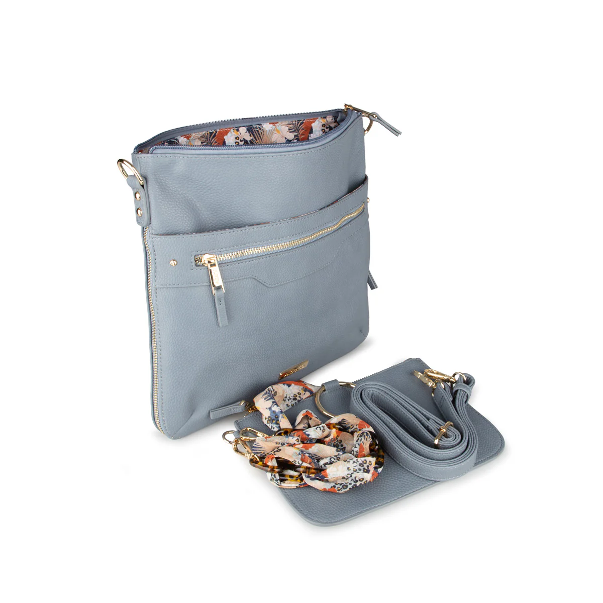 Sadiantum - Sac à main avec pochette amovible Alberto pour femmes - Image 8