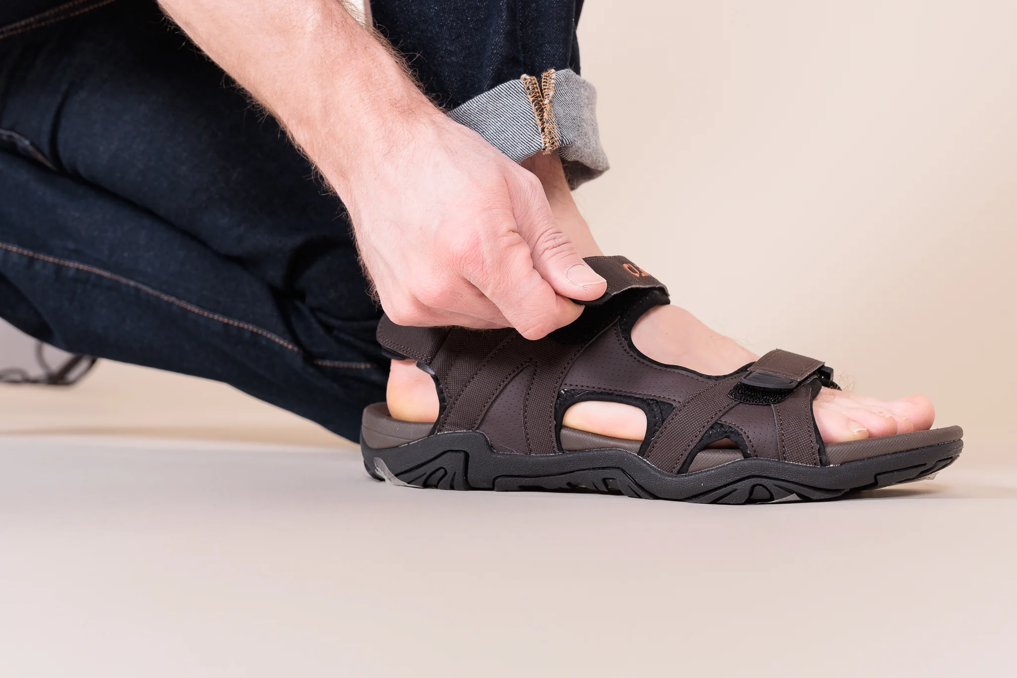 Sandales en nubuck Cliff pour hommes - SCORFANO - Image 10