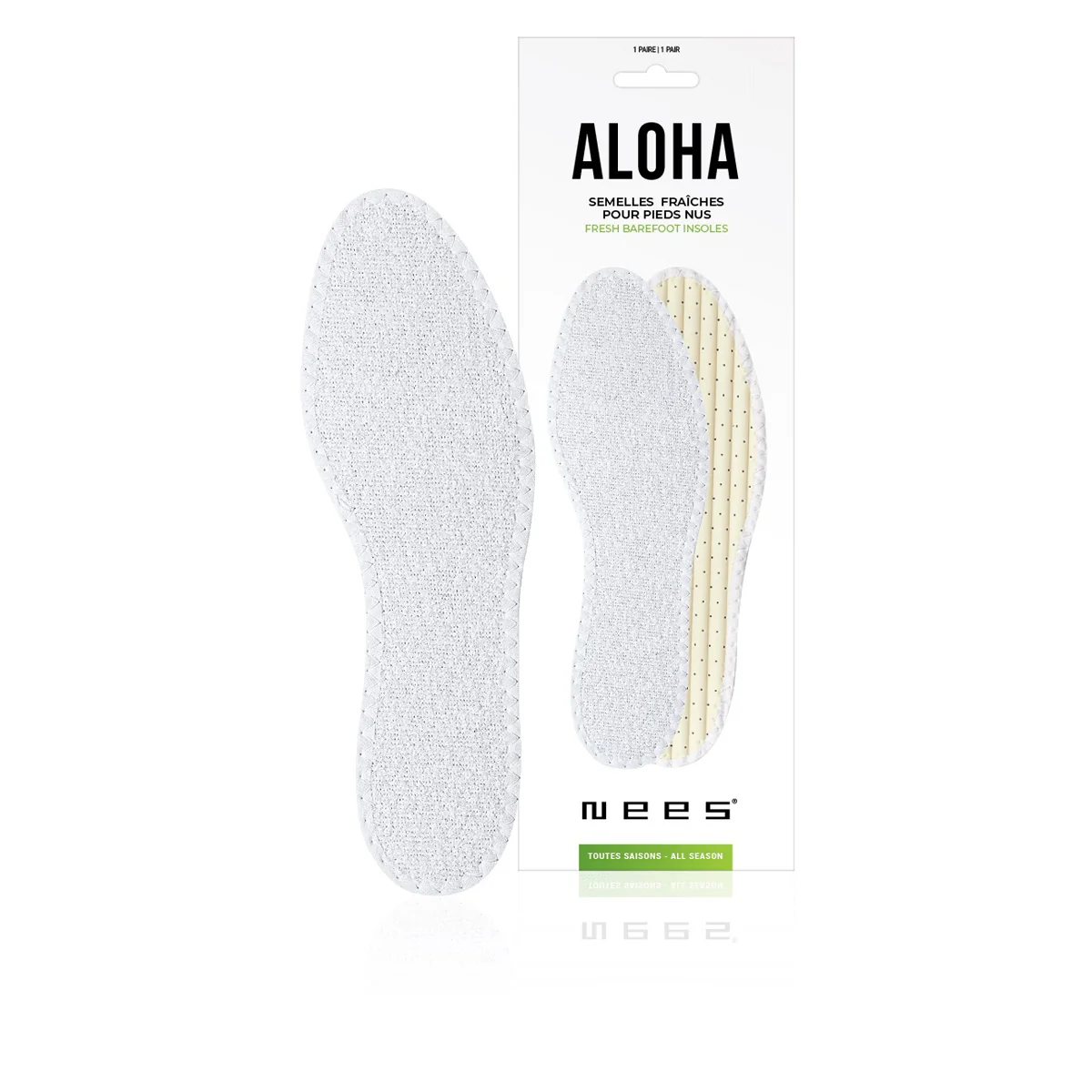 Semelle confortable en coton pur pour adultes - Aloha - Image 5