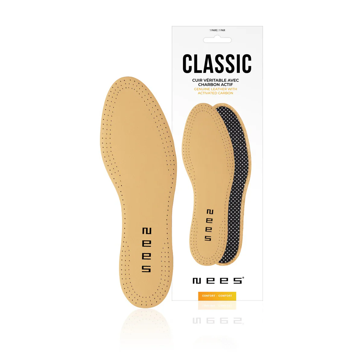 Semelles en cuir Nees pour adultes - Classic
