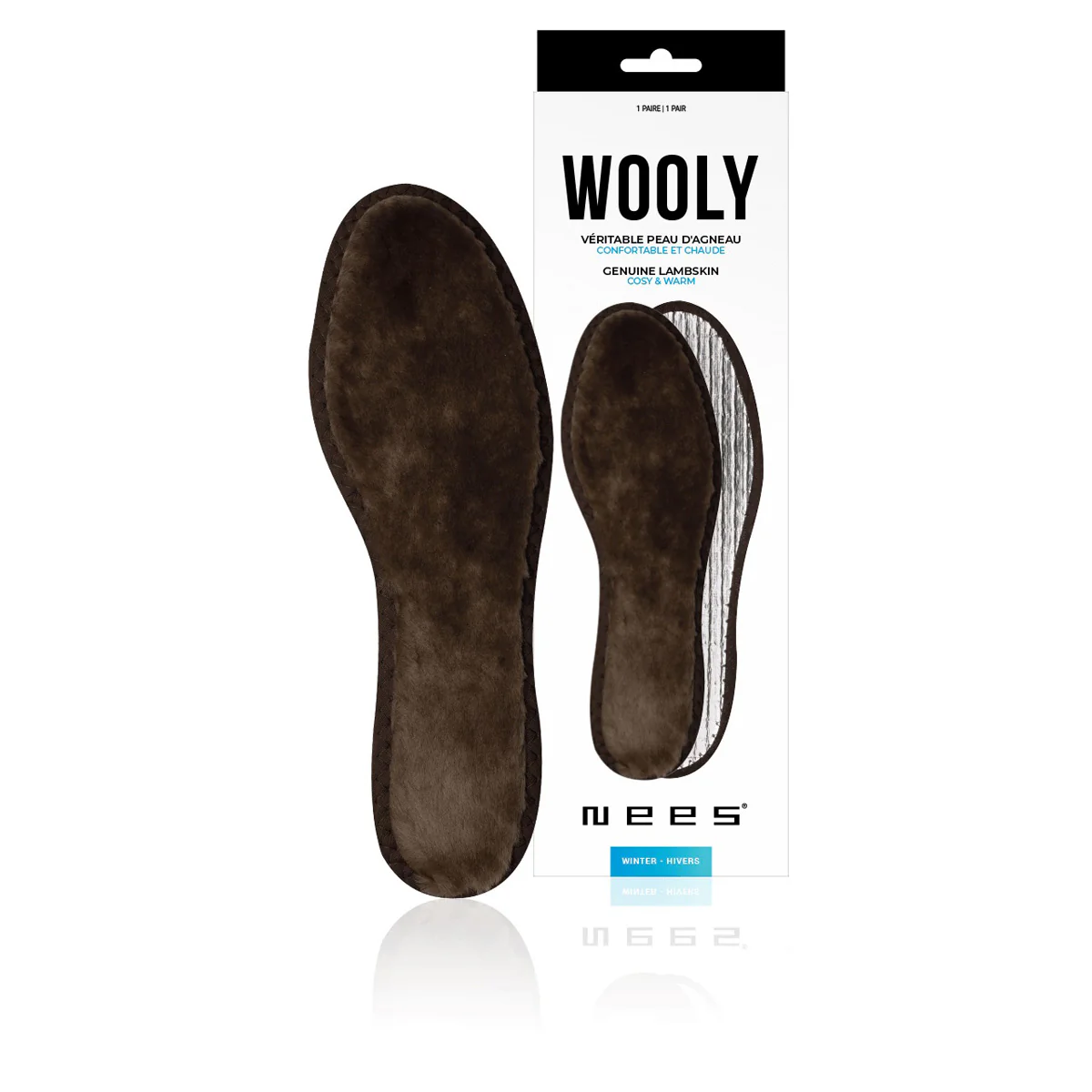 Semelles chaude Nees pour adultes - WOOLY