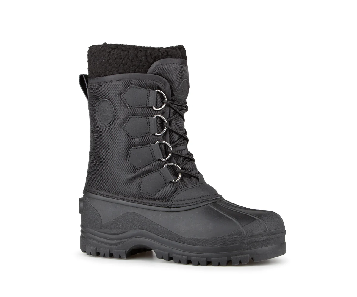 Bottes d'hiver noires Blue Rocky pour hommes - Snowman felt - Image 8