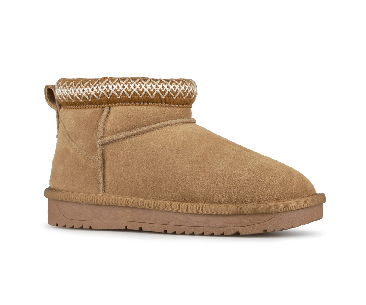 Bottes de neige basses en suède Alberto pour filles - SQUAD - Image 9