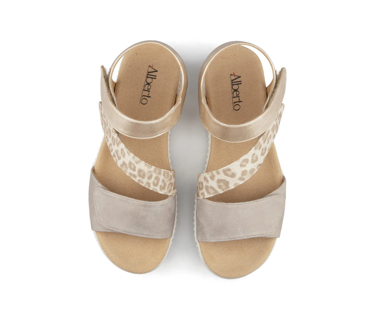 Sandales à talon compensé Alberto pour femmes - TORIFINA - Image 14