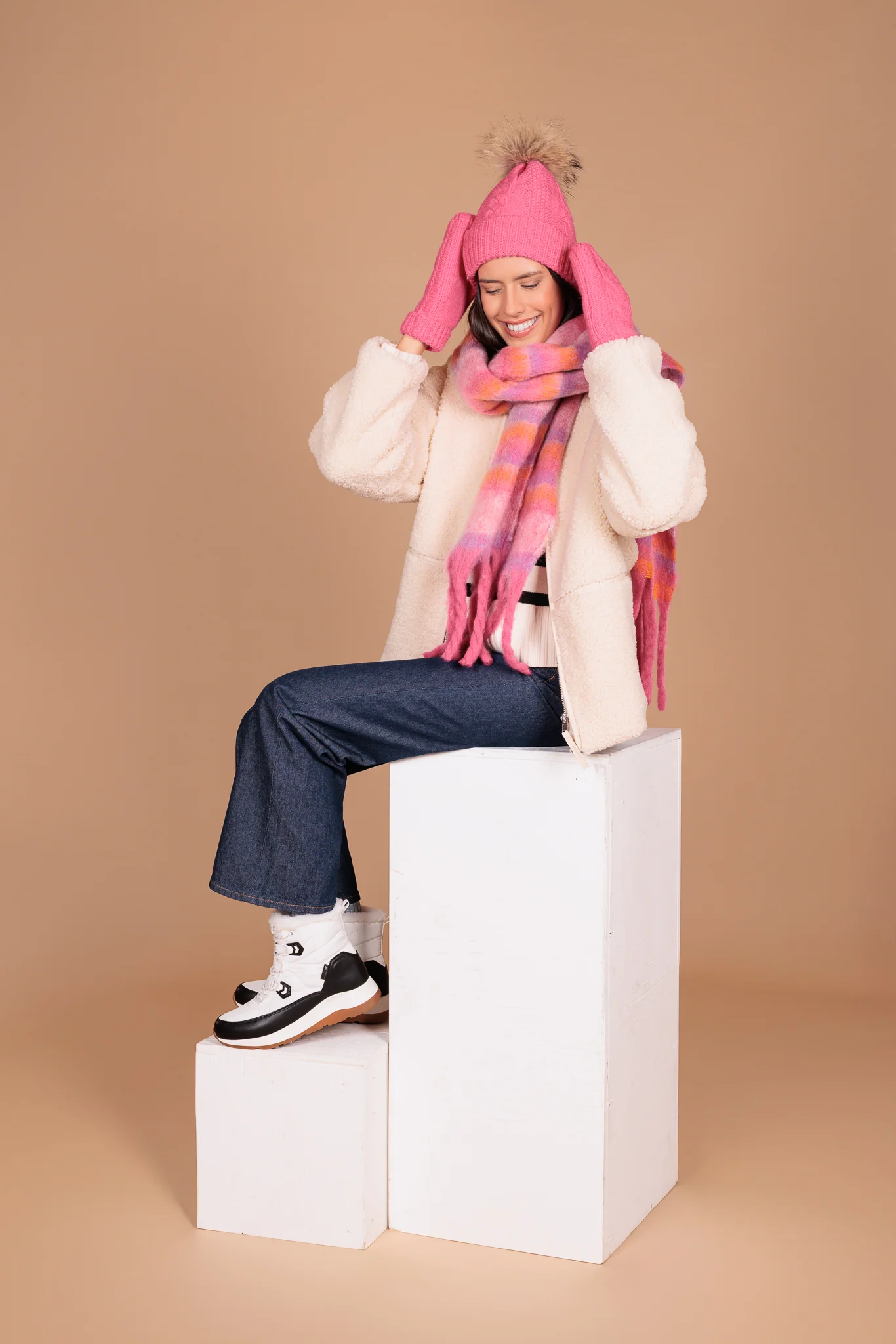 Tuque colorée Alberto pour femmes - TULIA - Image 3