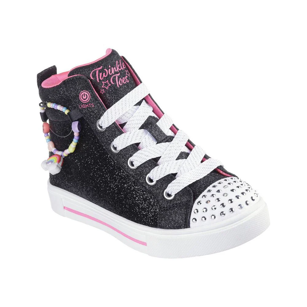 Souliers coupe haute Skechers pour filles - TWINKLE TOES HIGH - Image 3