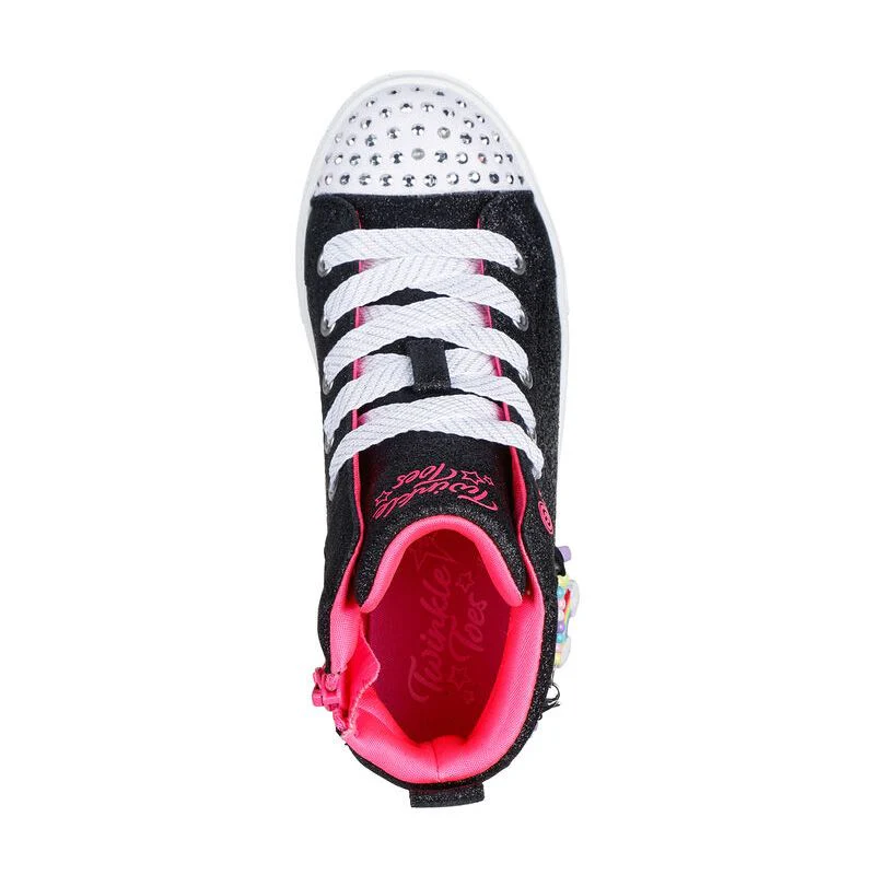 Souliers coupe haute Skechers pour filles - TWINKLE TOES HIGH - Image 4