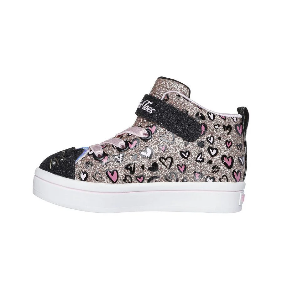Souliers mi-hauts Skechers pour petite filles - TWINKLE TOES KITTY CUTIE - Image 2