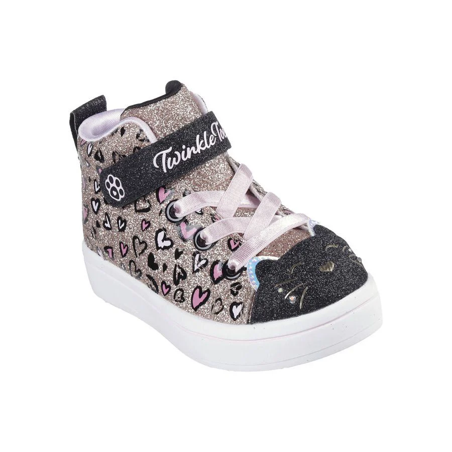 Souliers mi-hauts Skechers pour petite filles - TWINKLE TOES KITTY CUTIE - Image 3