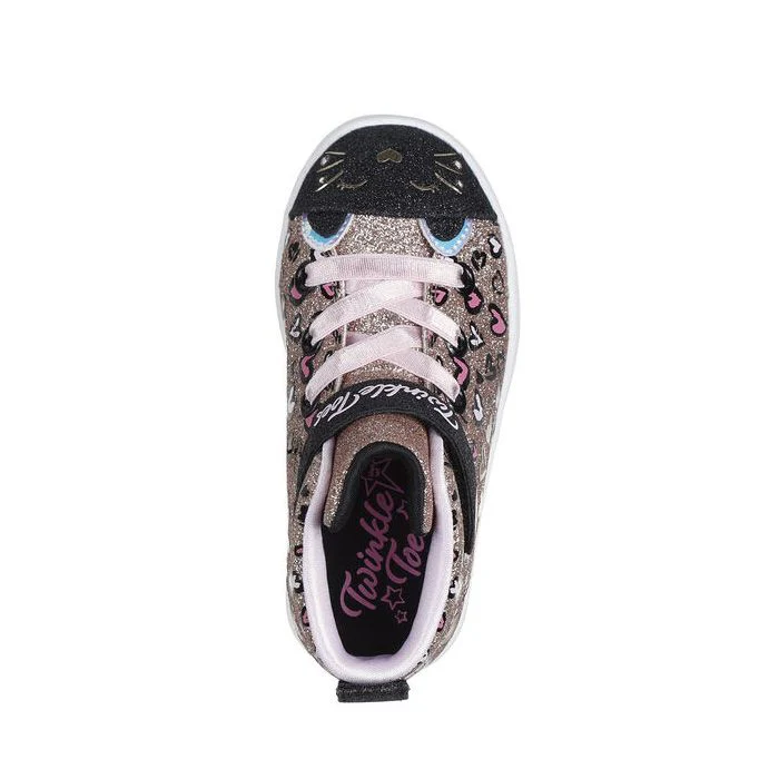 Souliers mi-hauts Skechers pour petite filles - TWINKLE TOES KITTY CUTIE - Image 4
