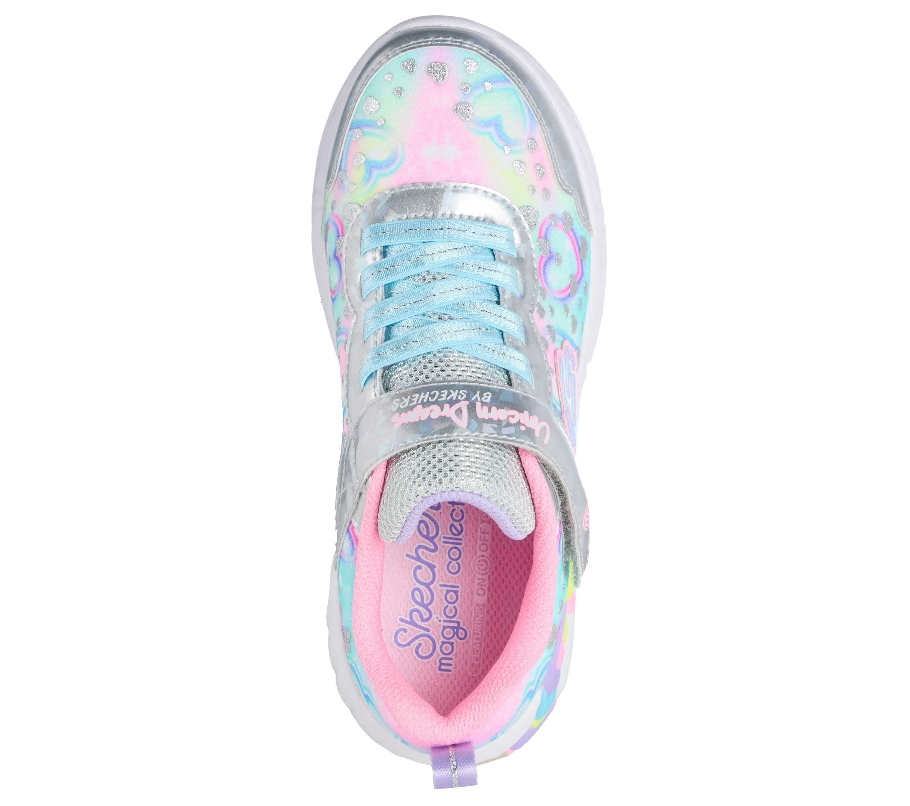 Souliers Skechers lumineux pour filles - UNICORN DREAM - Image 3