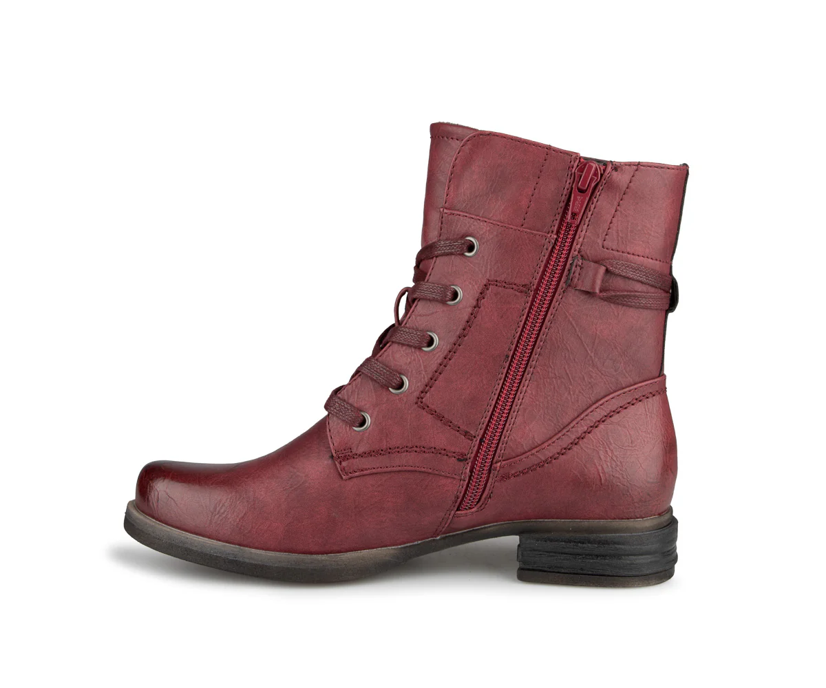 Vermelho - Bottillons d'automne Alberto pour femmes - Image 3