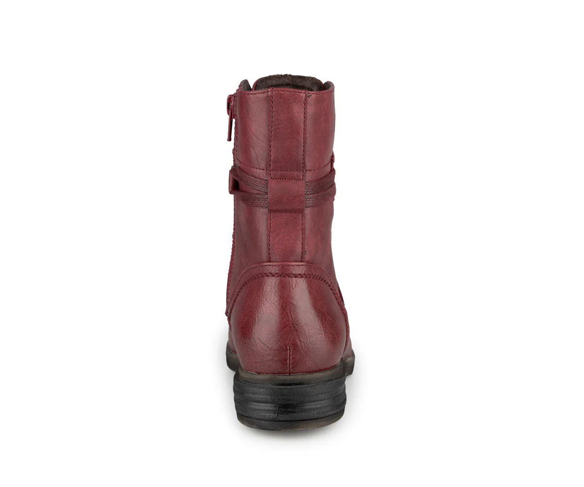 Vermelho - Bottillons d'automne Alberto pour femmes - Image 5