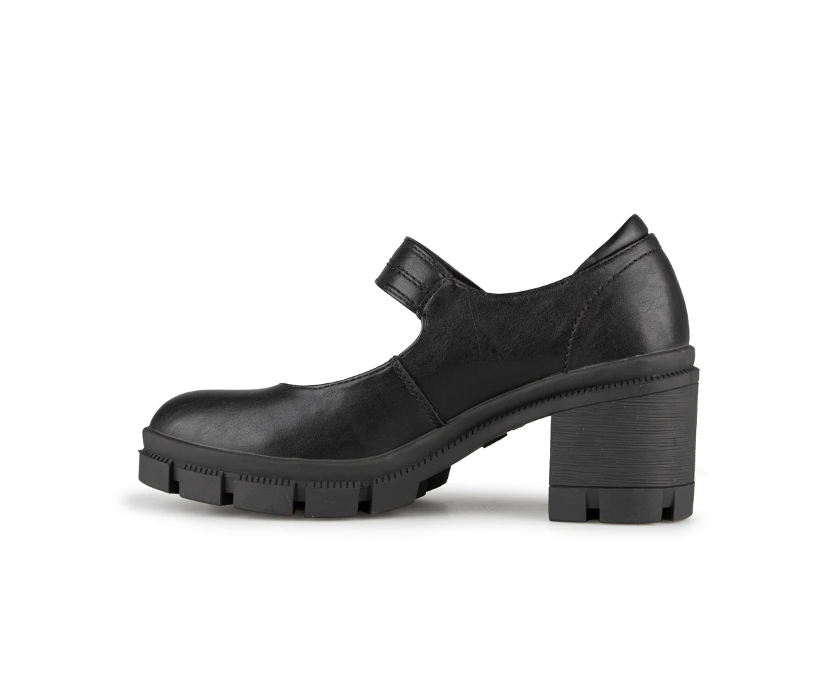 WEDNESDAY - Souliers noirs Ă talon Alberto pour femmes - Image 2
