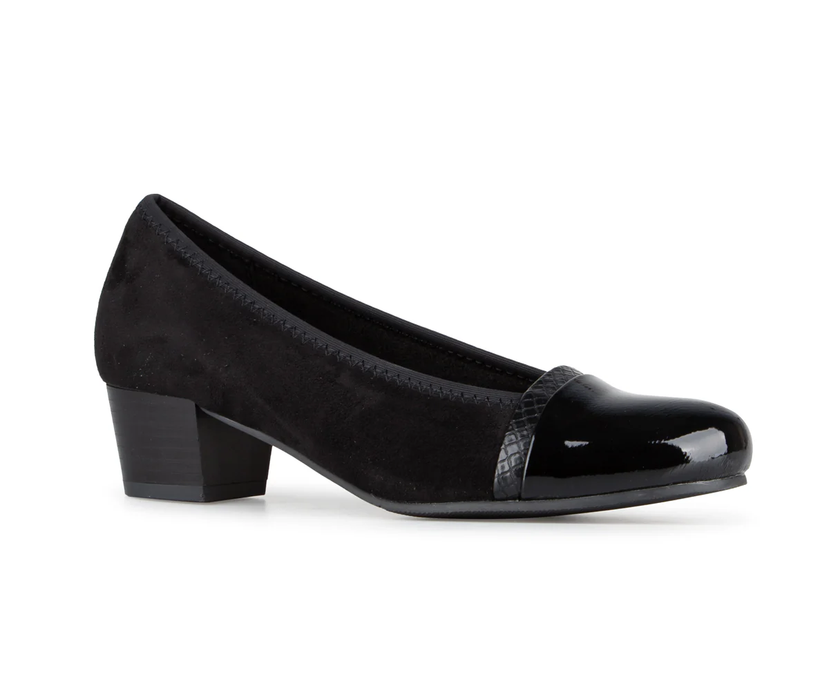 Souliers noir Alberto pour femmes - WENLYN