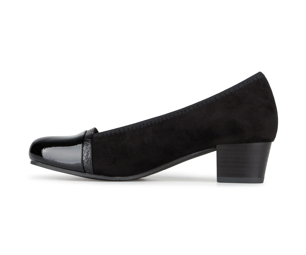 Souliers noir Alberto pour femmes - WENLYN - Image 3